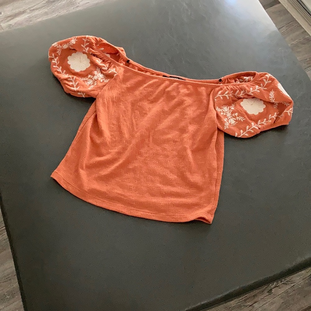 Orange Crop Top